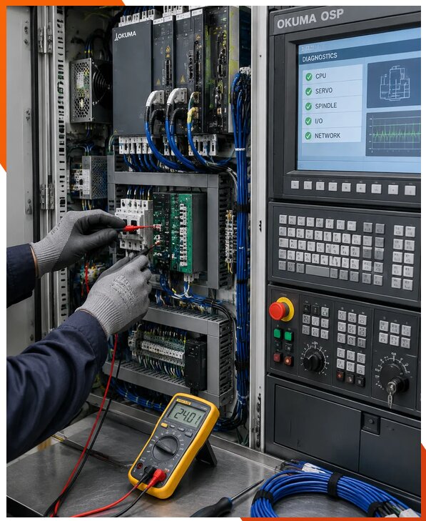 Ремонт систем ЧПУ Okuma OSP в Светлограде